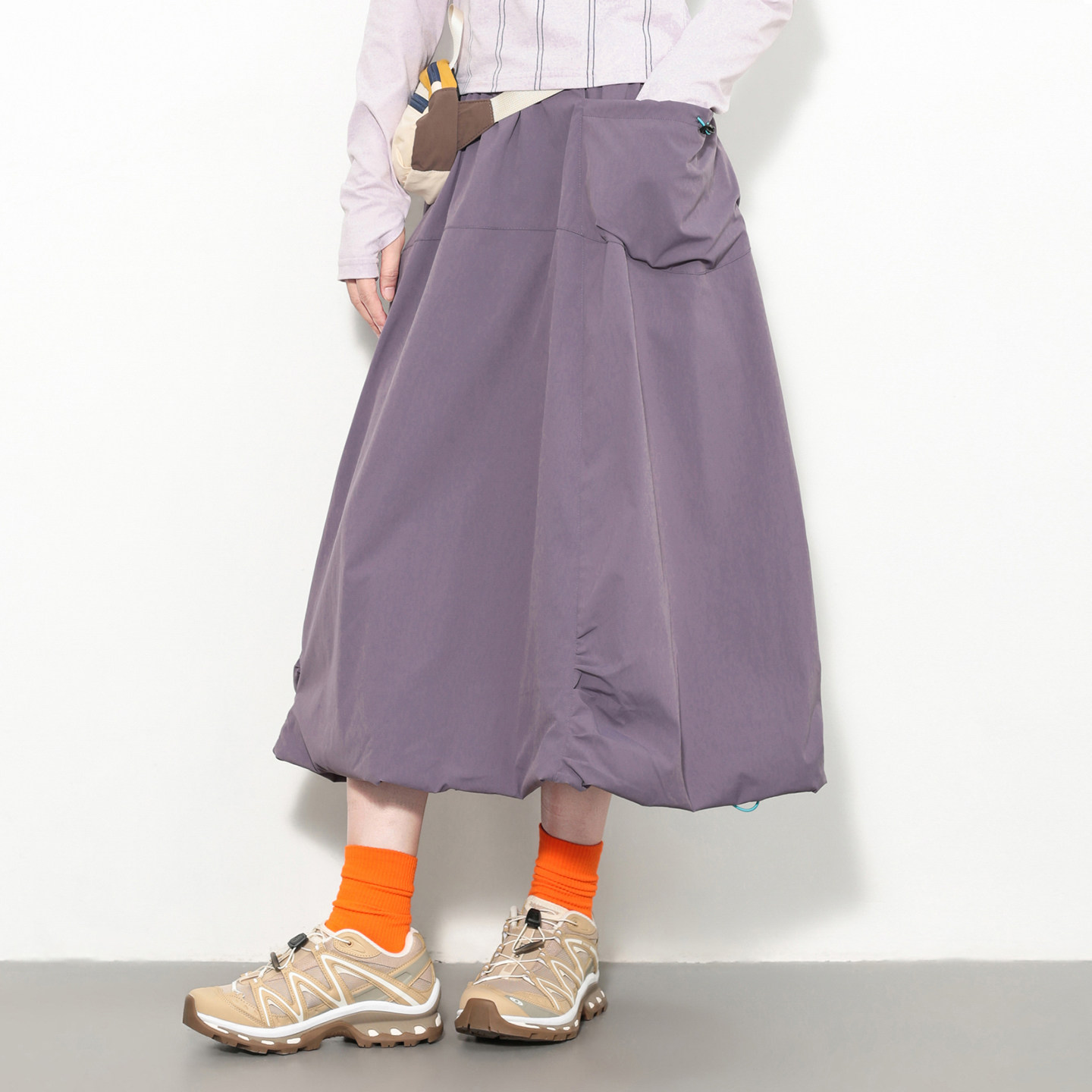 户外山系机能宽松工装A字半裙