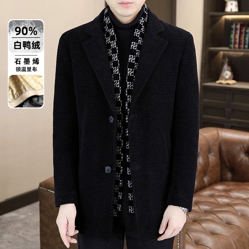 啄木鸟羽绒服男士秋冬季2025新款