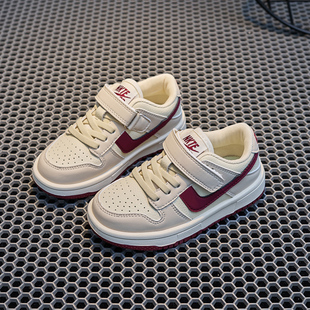 儿童运动鞋2025年新款春秋款女童鞋子板鞋男童熊猫鞋加绒二棉童鞋