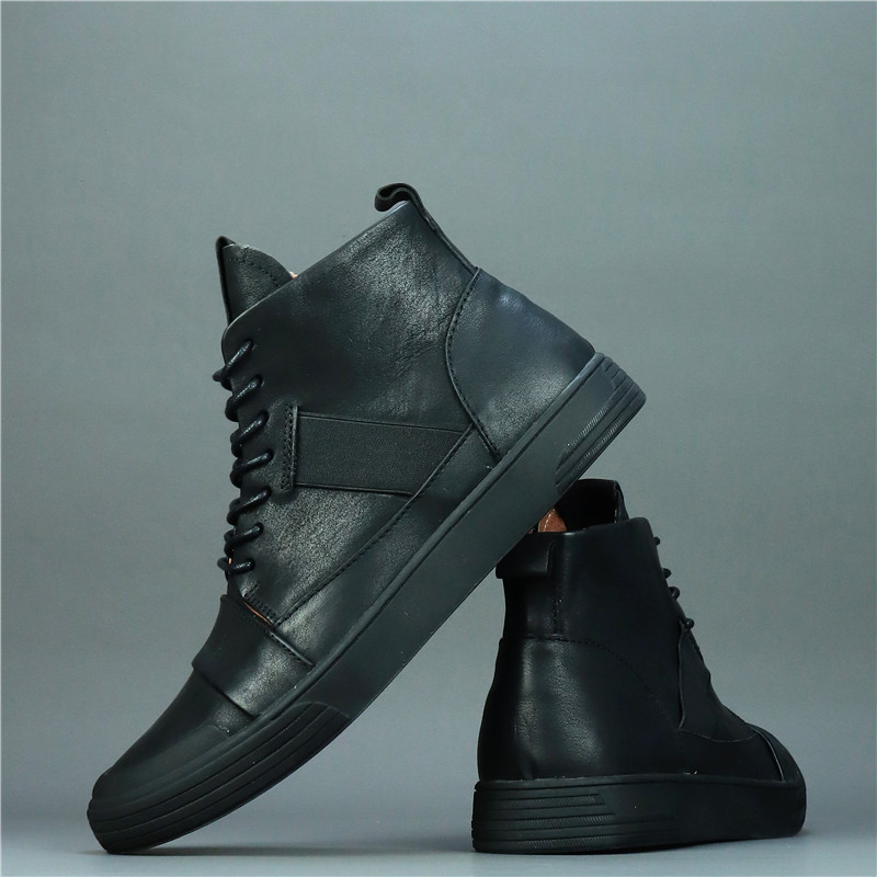 3840码孤品男鞋头层牛皮广州手工皮鞋欧式复古风休闲高帮男皮靴子,流行男鞋,高帮鞋,淘宝优惠券,粉丝福利购,淘宝优惠卷