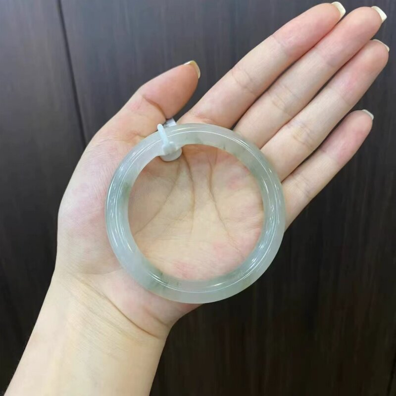 5年老店 天山翠手镯天然冰种透润石英岩至于直播间专属送妈妈女友