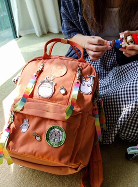 canvasrepublic帆布共和国双肩包女电脑包大容量书包户外出行背包