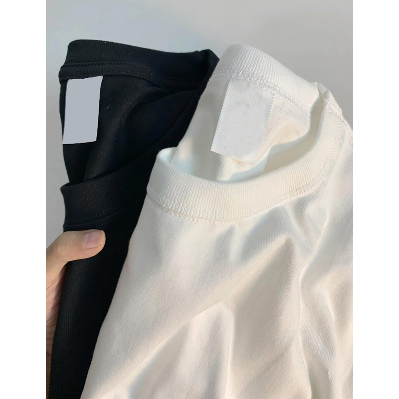 重磅纯棉圆领打底衫女