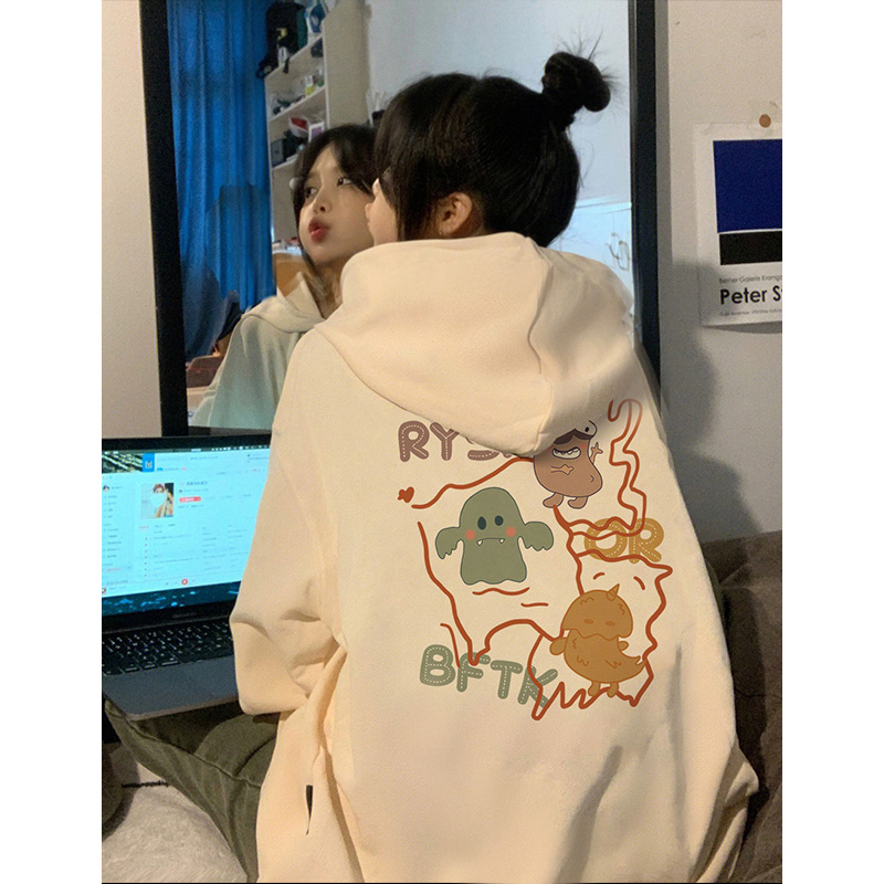 常规宽松小众潮牌连帽卫衣