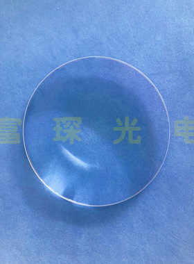 K9 双凸透镜 直径D83mm  焦距F=160.1mm镀膜MgF2增透膜