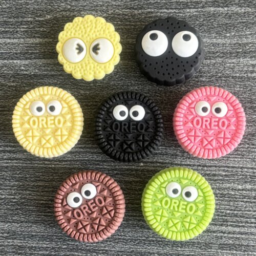 洞洞鞋配饰鞋扣奥利奥饼干