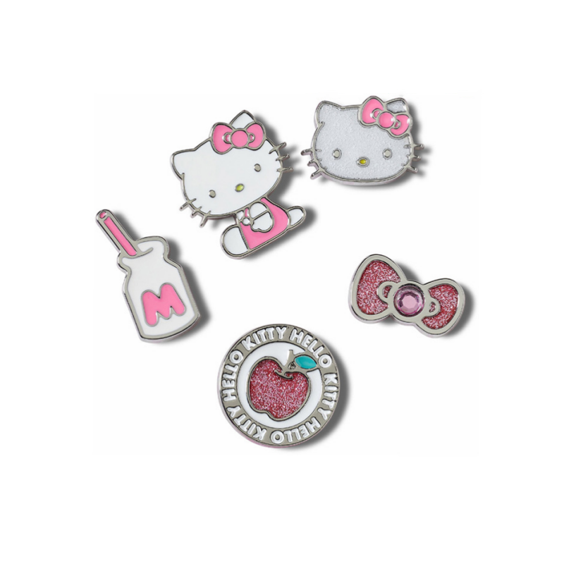 Crocs配饰鞋扣卡骆驰智必星配件洞洞鞋花 KT卡通凯蒂猫金属五件套,服饰配件/皮带/帽子/围巾,鞋扣,淘宝优惠券,粉丝福利购,淘宝优惠卷