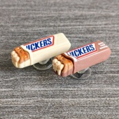 洞洞鞋 扣配件适配crocs 创意士力架夹心巧克力棒diy鞋 配饰鞋 花个性