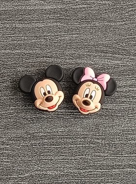 洞洞配饰鞋花智必星洞洞鞋鞋扣经典可爱卡通迪士尼 米奇头 米妮头