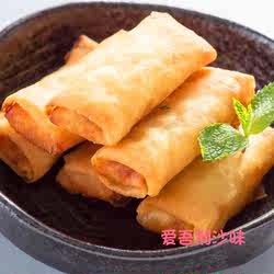 湖北特色荆州沙市风味农家现做香酥芹菜春卷500g零食