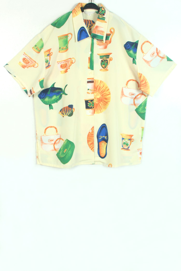 孤品复古古着vintage短袖衫