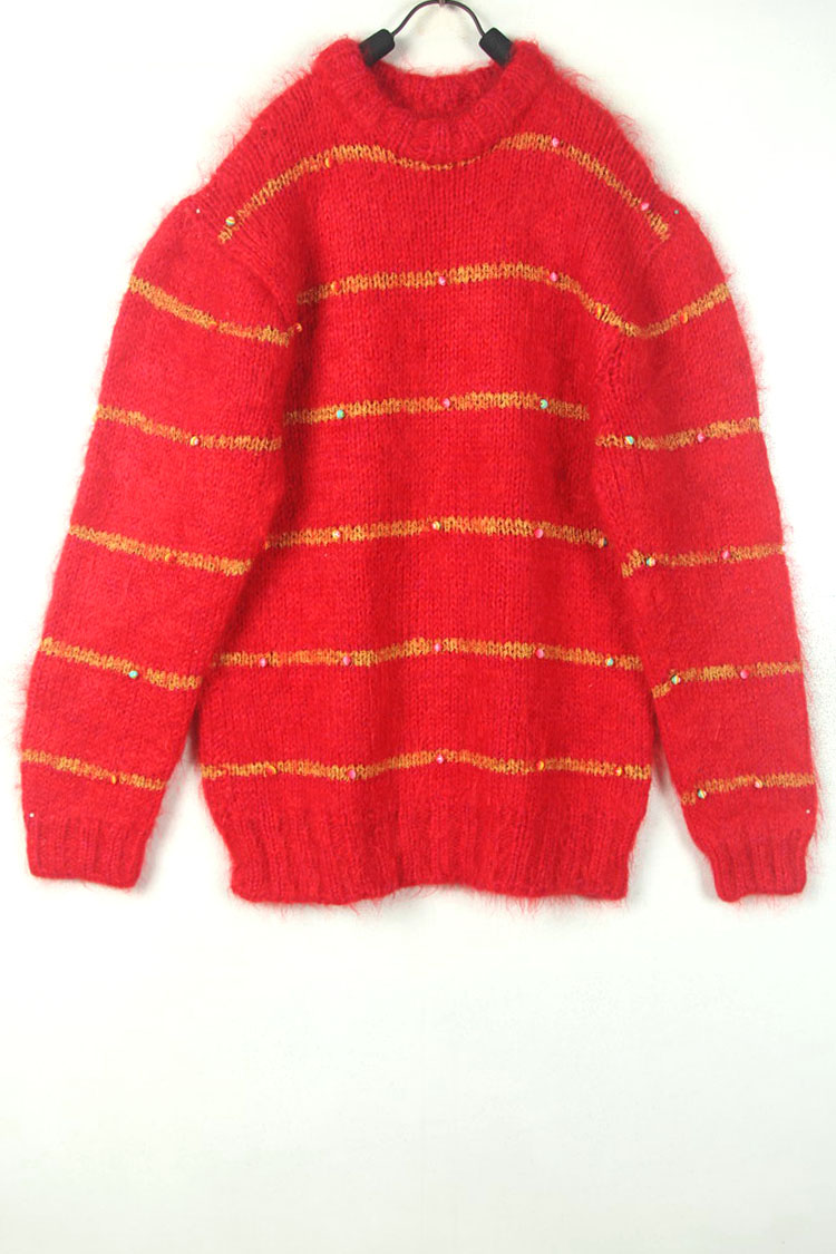 孤品复古古着vintage手工毛衣