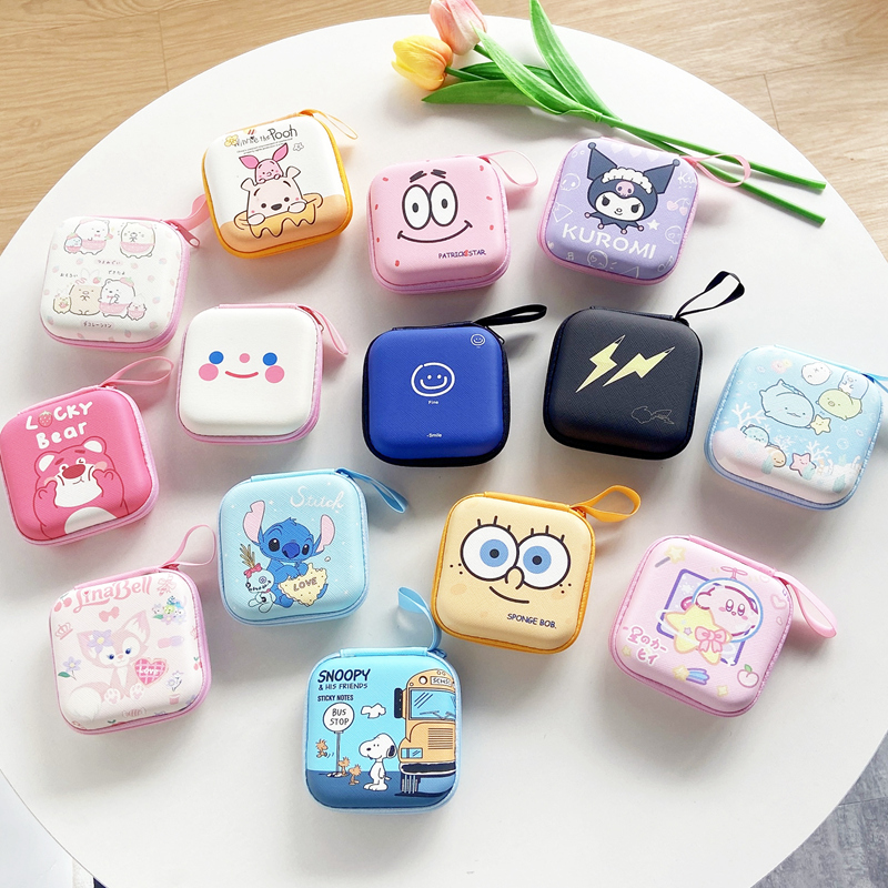 耳机迷你包日韩卡通数据线包