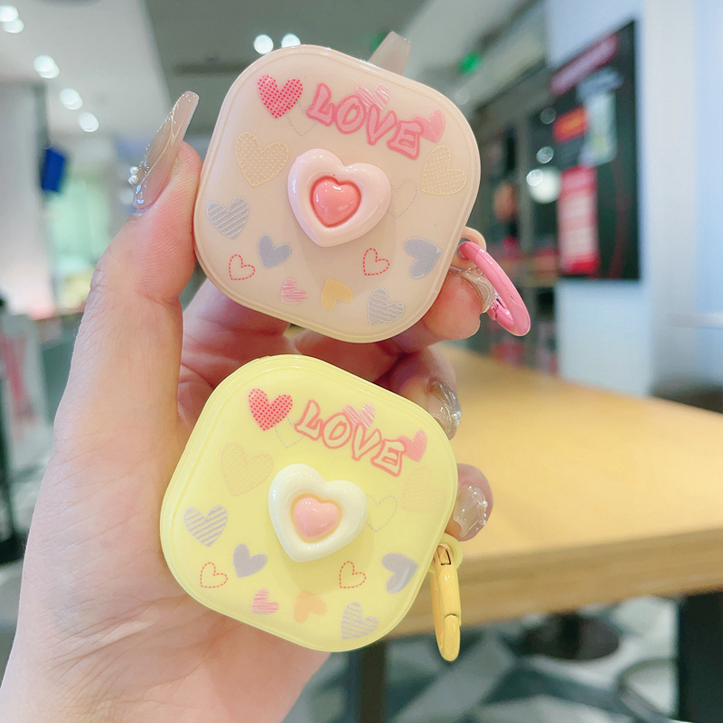 min爱心适用三星buds2pro耳机壳