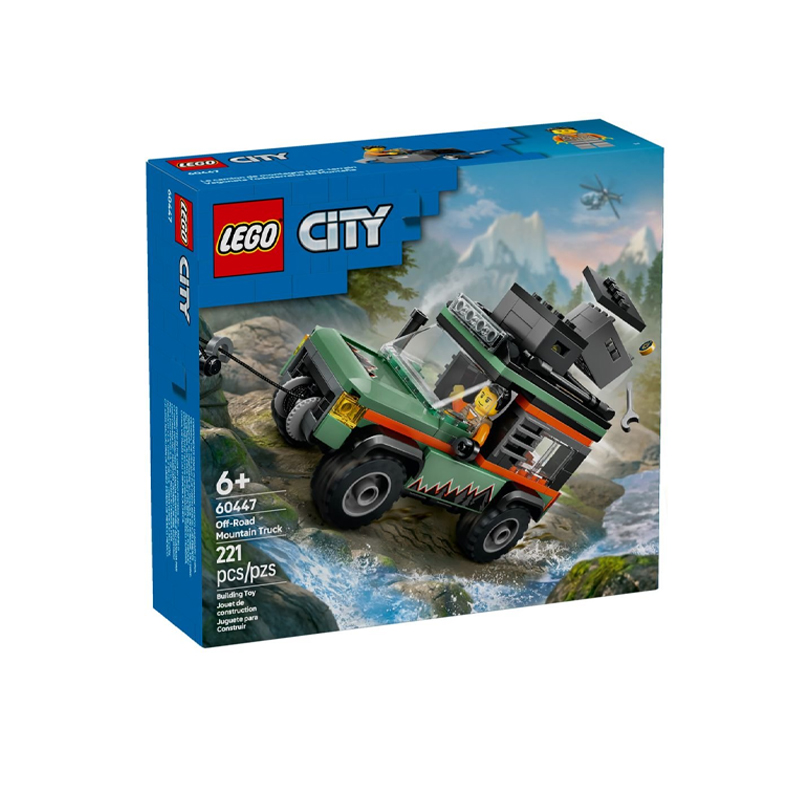 城市系列越野卡车积木玩具