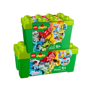 乐高10914豪华缤纷桶得宝大颗粒