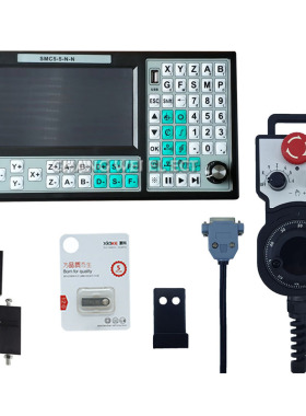 mach3 usb 5轴离线控制器SMC5-5-N-N 500khz G代码+手轮