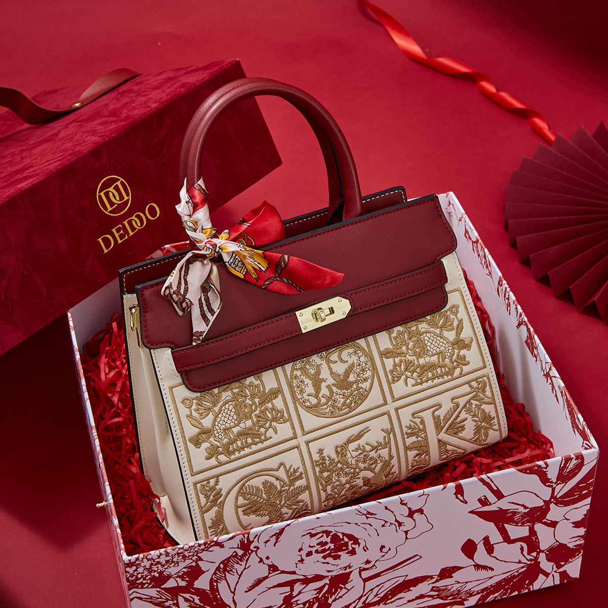 【秾织岁安】母亲节礼物实用送妈妈生日礼物国风妈妈包婆婆手提包