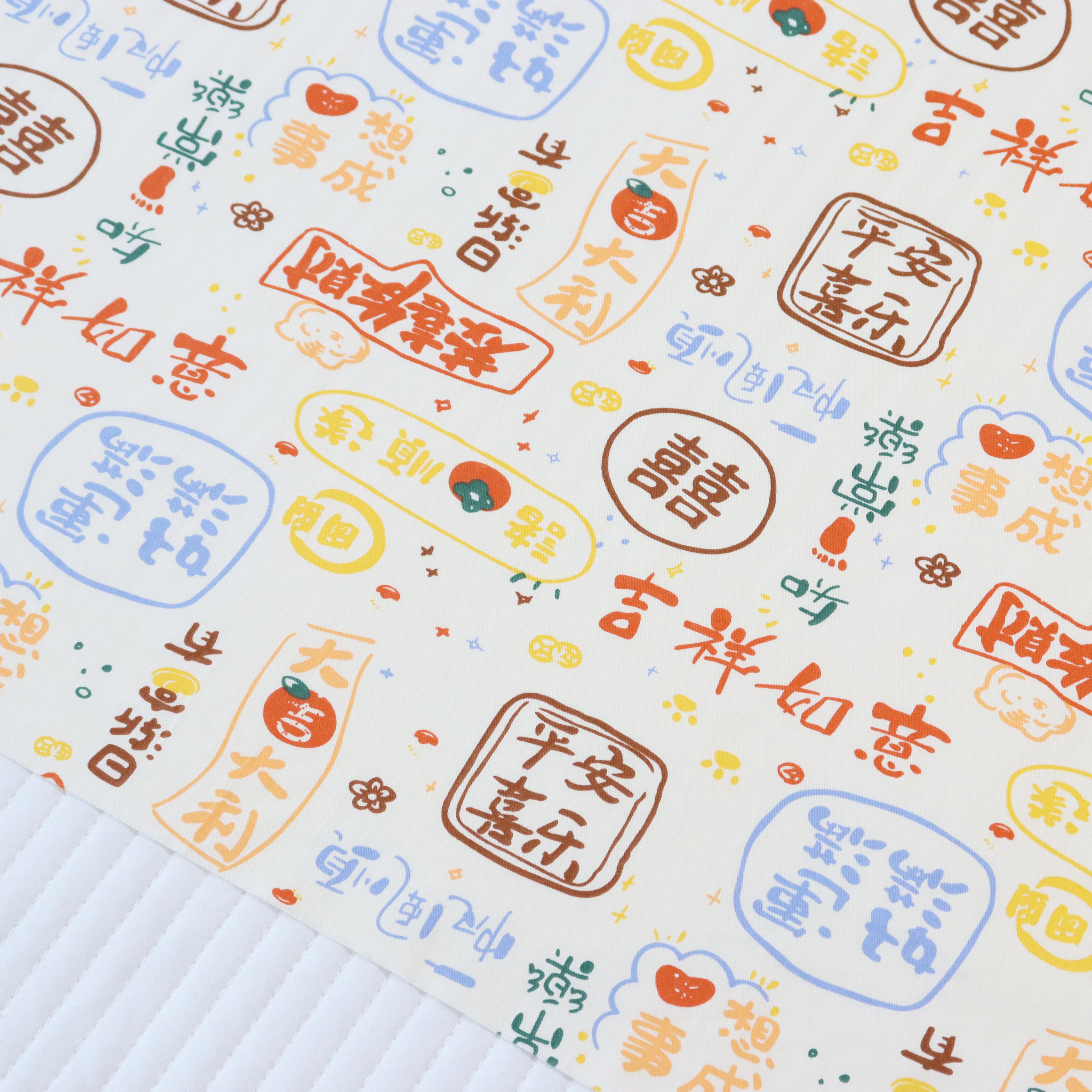 全棉百家被底布纯棉斜纹布料手工DIY小清新面料床单被套床品布料