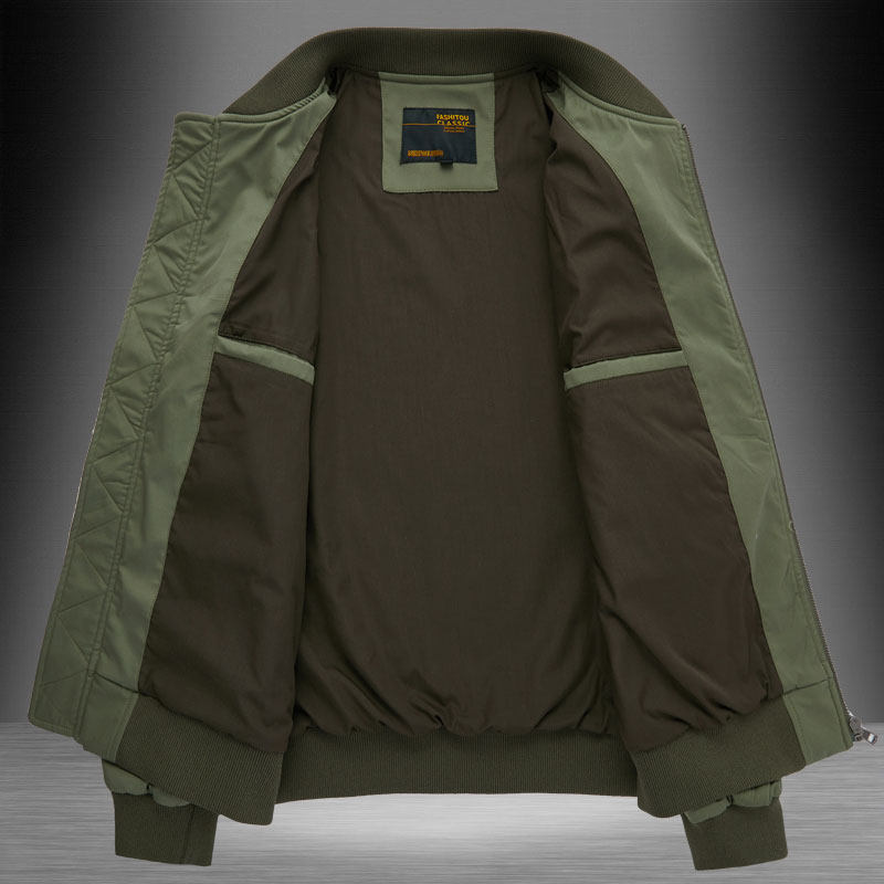 ZERODEGREENORTH 플라이트 재킷 남성 캐주얼 얇은 미남 탑 코트 대형 작업복 야구 유니폼