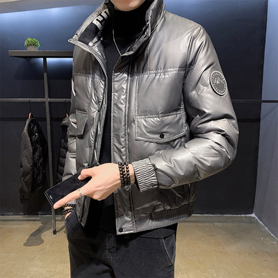 ZERODEGREENORTH 남성용 숏다운 자켓 신개념 얇은 화이트 덕다운 도톰한 광택감이 트렌디한 슬림핏