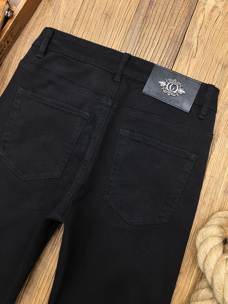 ZERODEGREENORTH 청바지 남성 가을 슬림핏 바지 유럽식 9부 팬츠 루즈 스트레이트