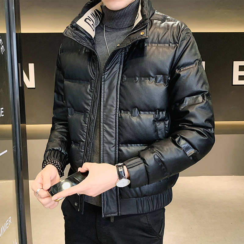 ZERODEGREENORTH 남성용 숏다운 자켓 신개념 얇은 화이트 덕다운 도톰한 광택감이 트렌디한 슬림핏