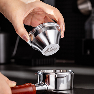 咖啡精密粉碗58mm不锈钢精工变径粉碗意式浓缩咖啡萃取粉碗18-20g