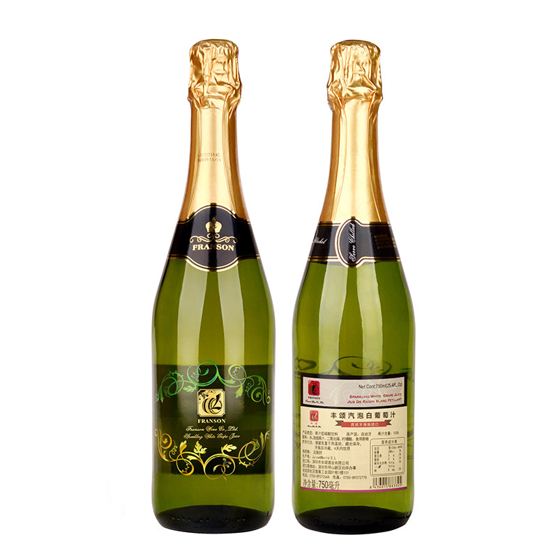 farnson丰颂西班牙进口无醇起泡酒气泡酒甜酒无醇气泡酒