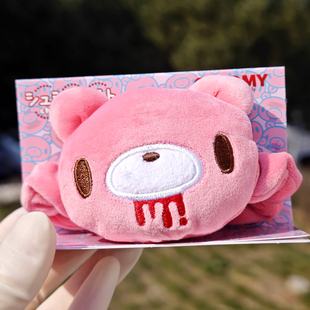 现货日本GLOOMY暴力熊发圈橡皮筋扎头发绳发饰鼠标托护腕垫手腕托