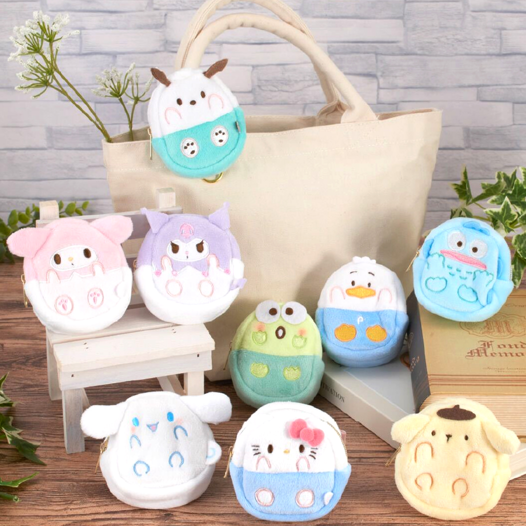 日本三丽鸥收纳袋腰带挂包零钱包