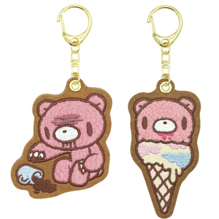 现货日本Gloomy Bear暴力熊包包挂件钥匙扣吊饰相良刺绣工艺