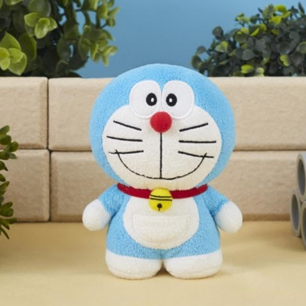 日本哆啦A梦手持摆件毛绒玩偶