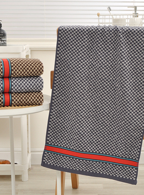 新款包邮孚日洁玉纯棉面巾深色男士时尚洗脸巾柔软吸水JQ3005F