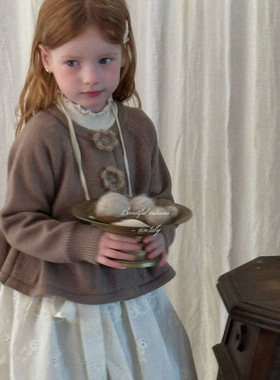 韩版童装20247秋季新款洋气叠穿半身裙女童2件套复古半身长裙潮