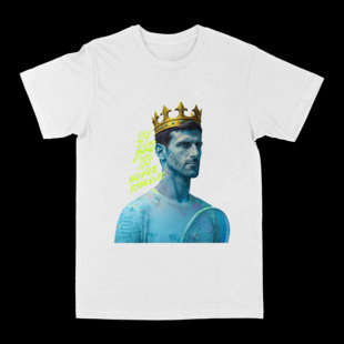 德约科维奇Novak Djokovic图案印花T恤男女网球迷周边纯棉短袖