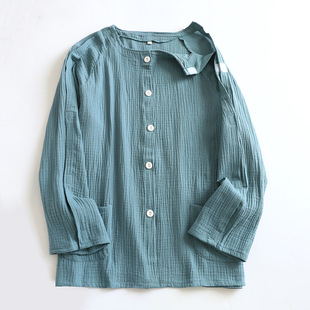 护理服PICC置管透析骨折穿的衣服瘫痪专用纯棉透气病号服老人睡衣