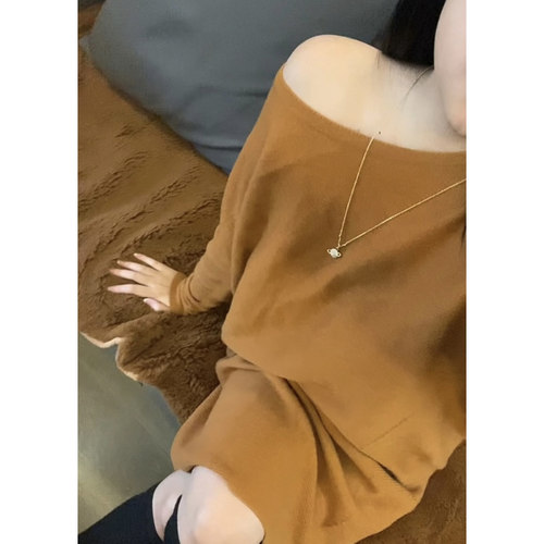 满钻925纯银镀金女款土星项链
