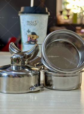 迈拓格米莱wega cime E61型半自动咖啡机不锈钢双嘴把手头送粉碗