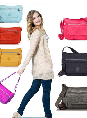 kipling吉普林美国代购多口袋斜挎包SYRO女单肩包K13163/HB3819