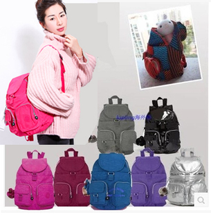 猴子包kipling美国正品代购firefly双肩包BP3839学院风K13108