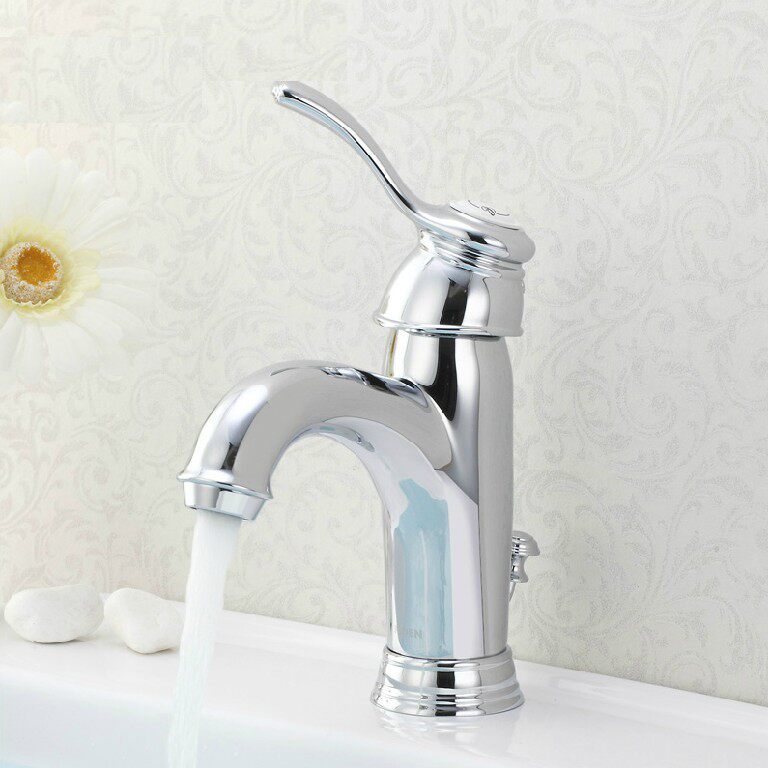 摩恩欧式面盆冷热水龙头台盆卫生间洗手盆洗脸盆水龙头全铜61121