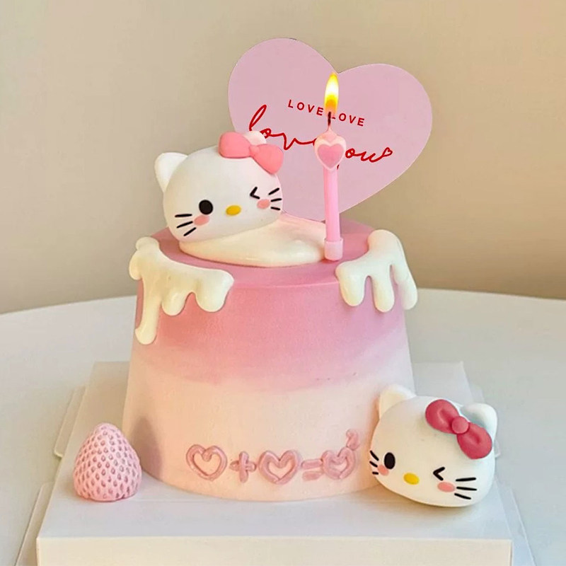 网红软胶立体hellokitty猫头像蛋糕装饰摆件kt凯迪猫情侣生日烘焙,节庆用品/礼品,蛋糕/烘焙装饰用品,淘宝优惠券,粉丝福利购,淘宝优惠卷