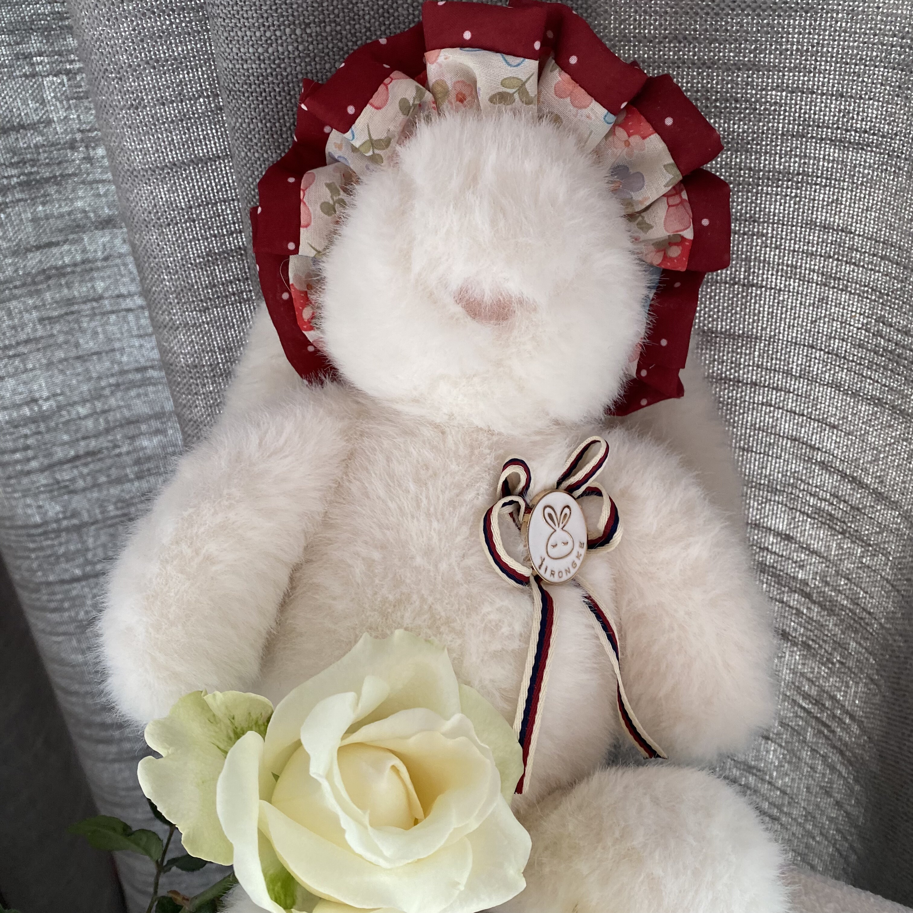 可调节宠物垂耳兔专用发箍 宠物装扮 晾耳朵防耳炎 可爱发圈拍照