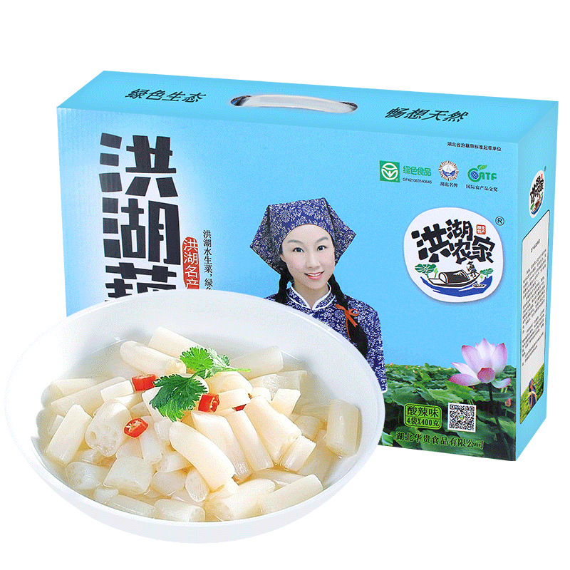 酸辣洪湖农家洪湖藕带洪湖泡藕带