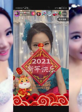 新年烟花svga直播间礼物 大型跨年直播礼物 写实风格动画