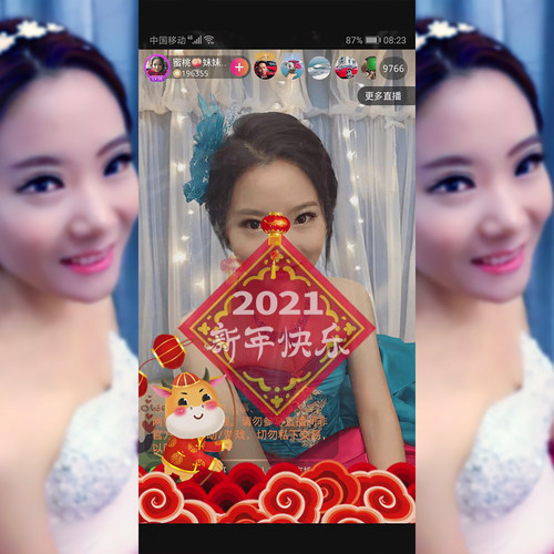 新年烟花svga直播间礼物 大型跨年直播礼物 写实风格动画