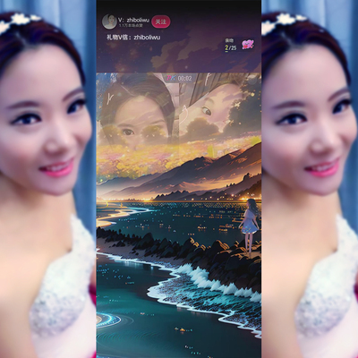 梦幻少女声音手机直播礼物 ae模板素材转场 动画制作svga动图间