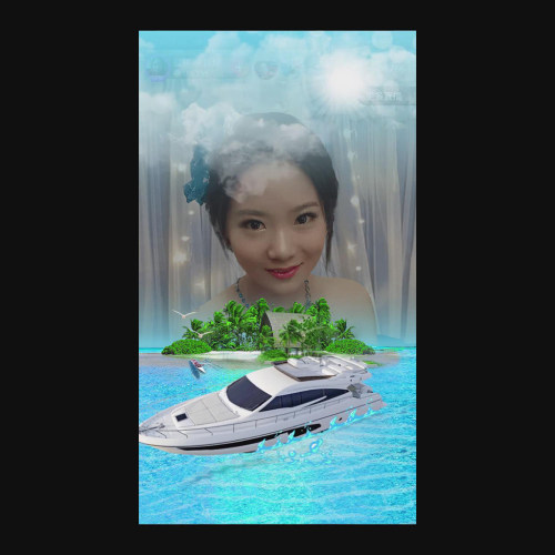 游艇手机直播礼物 动态礼物平台轮船 游轮动图 svga直播间送礼物