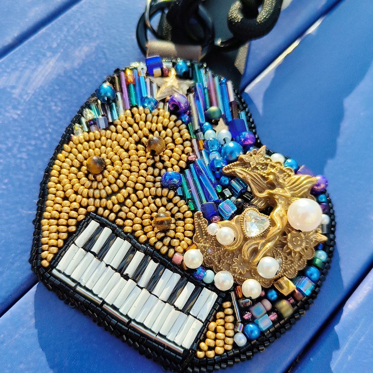 Hits手作定制 海上钢琴师钢琴包挂挂件钥匙扣创意趣味设计师款